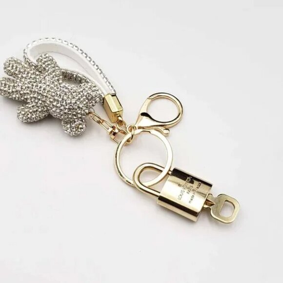 Authentic Louis Vuitton Lock & Key with unbranded Bagcharm, Keycharm, Keychain - Picture 6 of 8